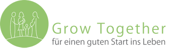 Logo Grow together - für einen fairen Start ins Leben